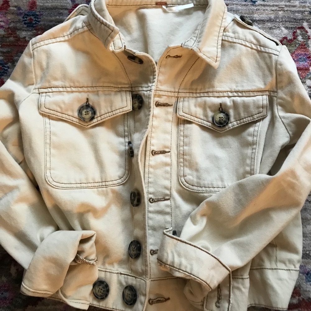 Free People Cotton Einsenhower Jacket